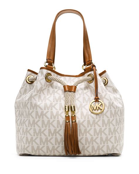 michael kors tote bag vanilla|michael kors tasche beige.